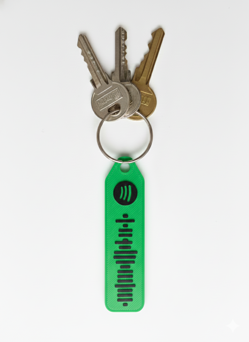 Custom Spotify Keychain