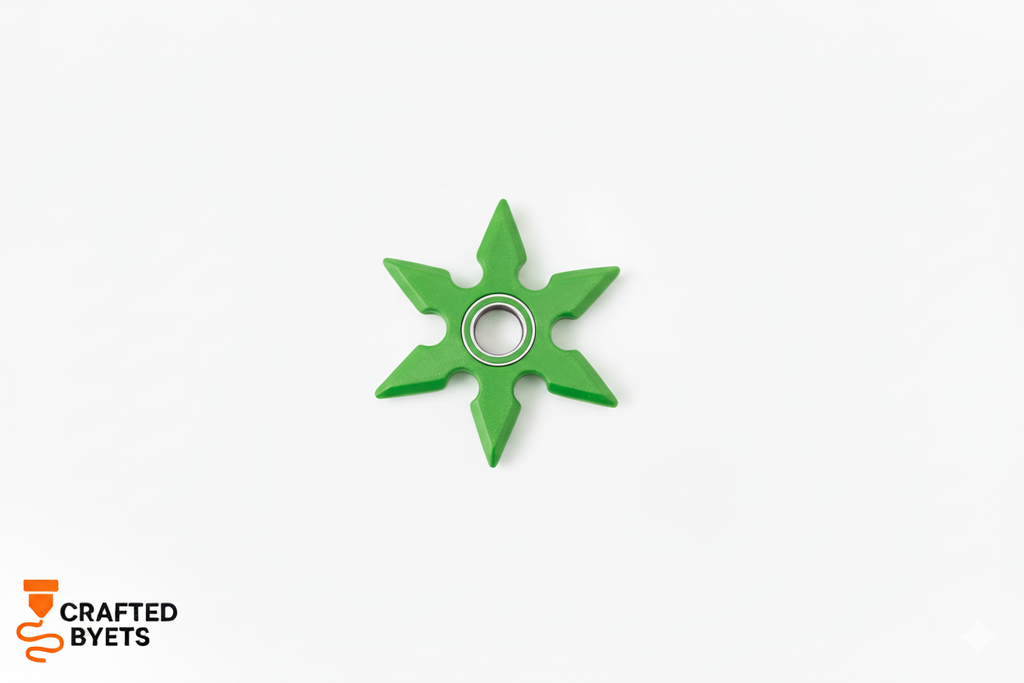 Shuriken Spinner Keychain