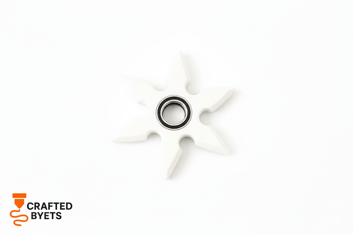 Shuriken Spinner Keychain