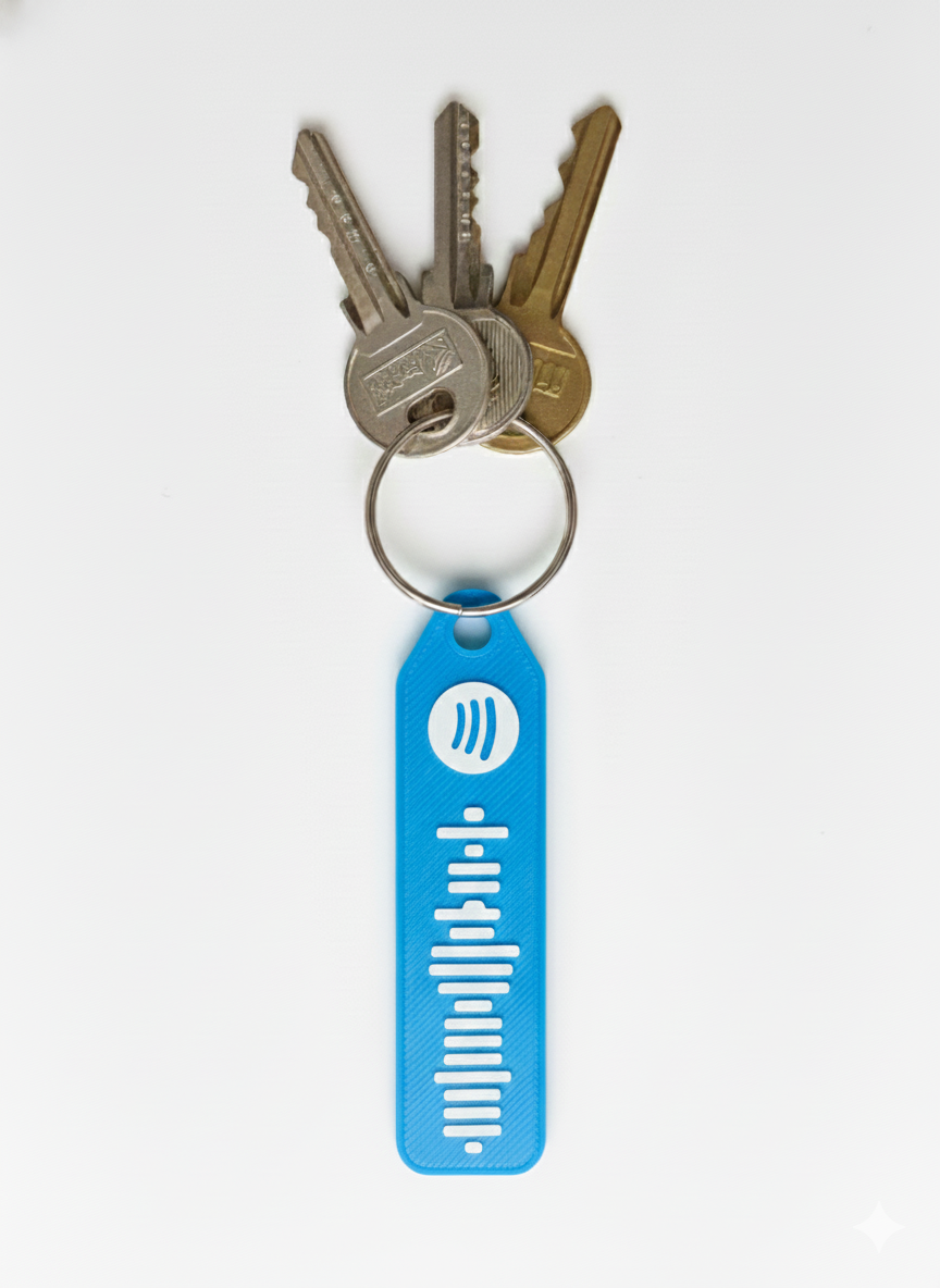 Custom Spotify Keychain