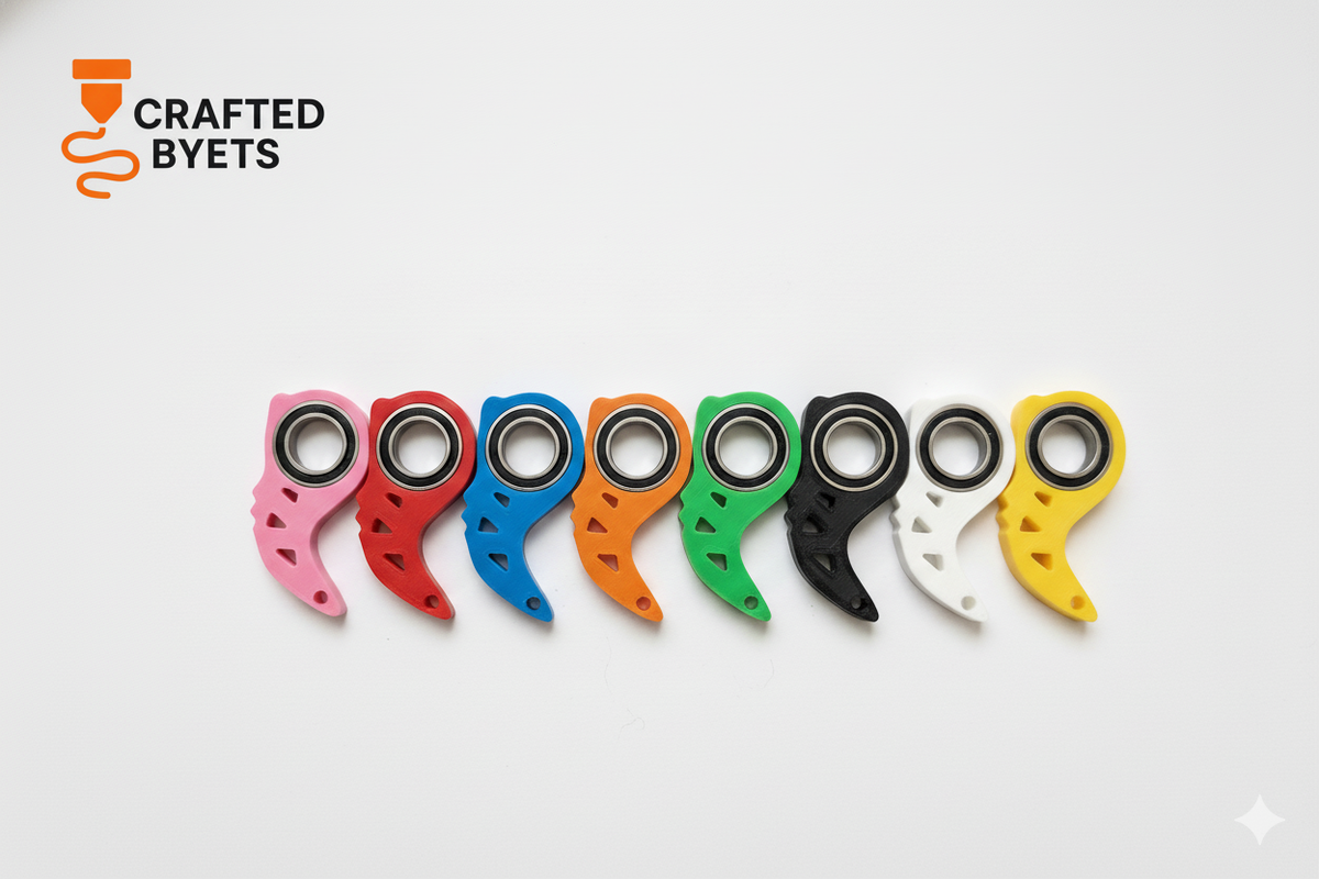 Fidget Spinner Keychain