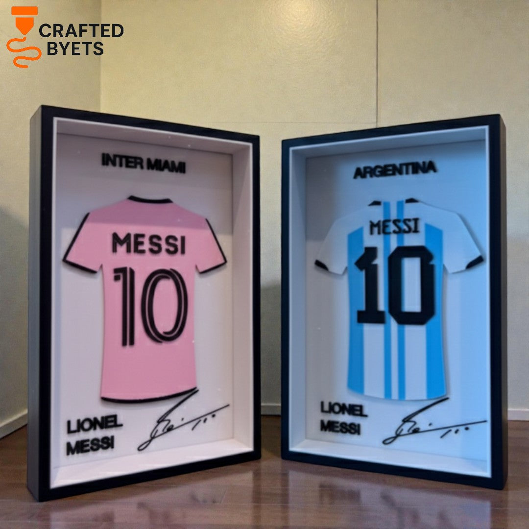 Messi Shirt Frame (3D Printed)