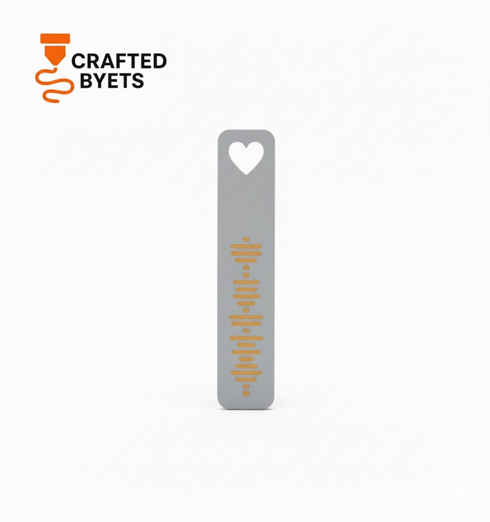 Heart Customized Spotify Keychain